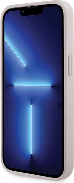 Mbështjellës Guess GUHCP13LP4TDSCPP për iPhone 13 Pro/13, Crossbody 4G Metal Logo, Rozë