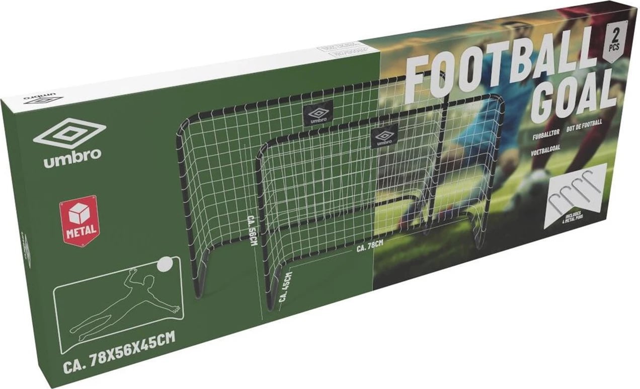Porta futbolli për fëmijë Umbro, të bardha Porta futbolli për fëmijë Umbro, të bardha