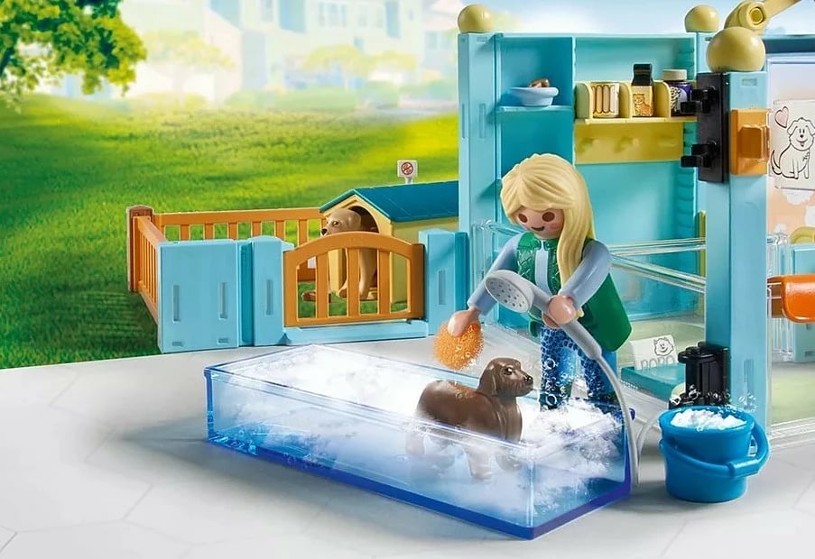Set figurina Playmobil My Life Animal Hotel 71742, 191 pjesë, shumëngjyrëshe