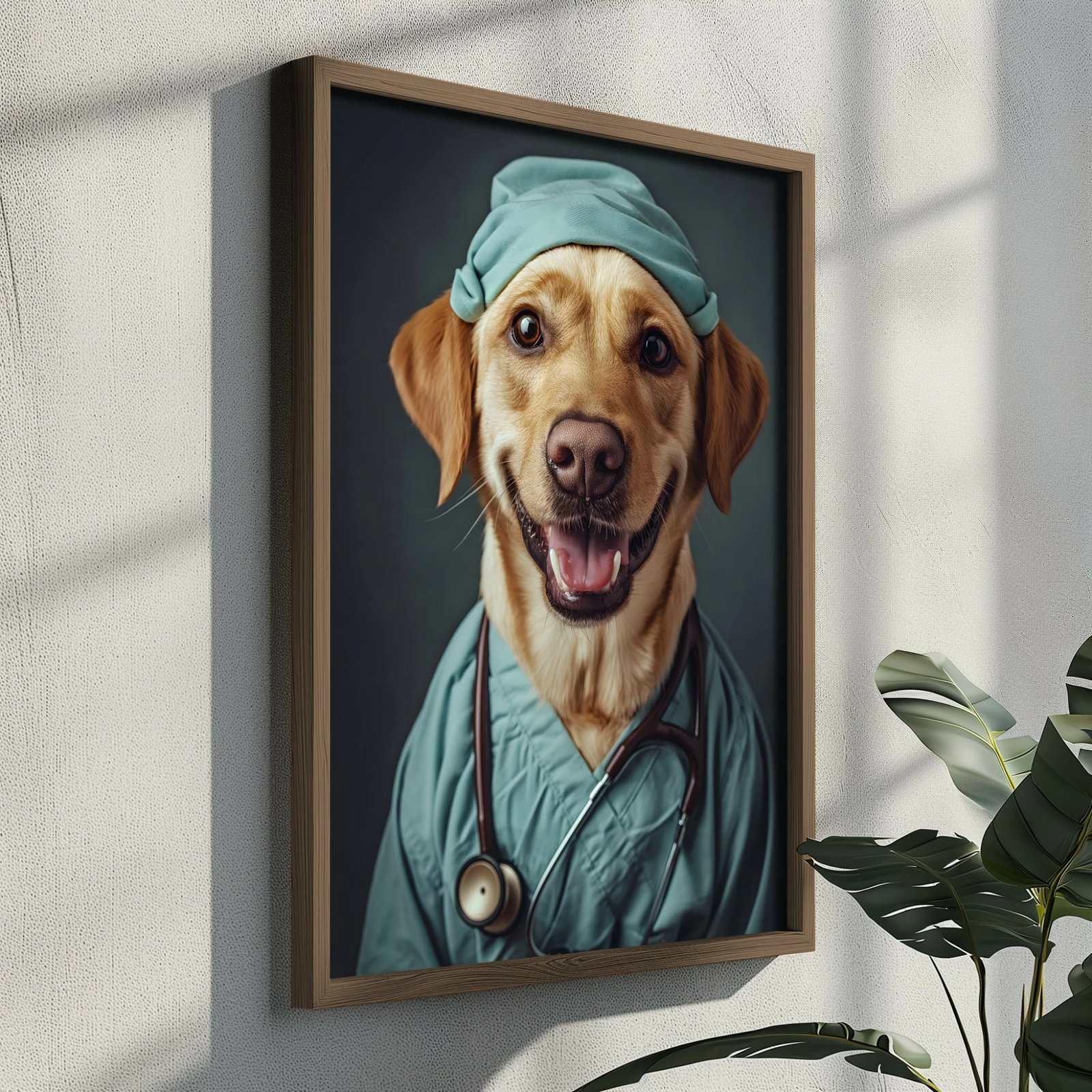 Pikturë dekorative me kornizë MDF, shumëngjyrëshe, GE038-L