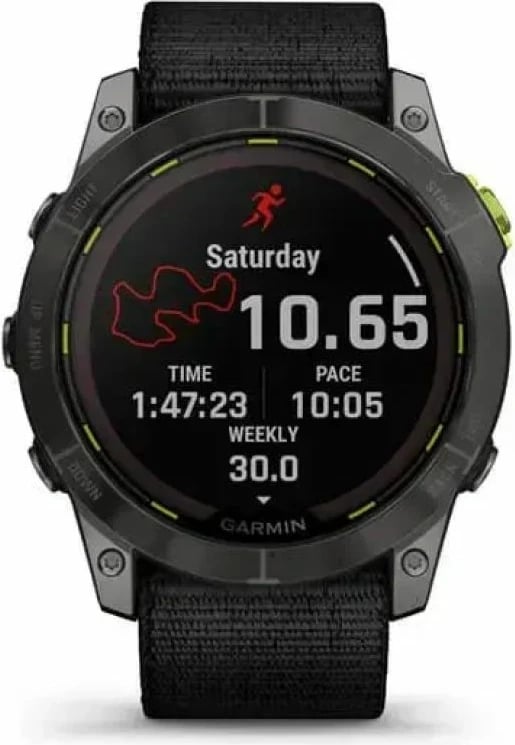 Orë sportive Garmin unisex, e zezë