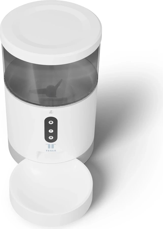 Pajisje ushqyese automatike për kafshë shtëpiake TESLA TSL-PC-BL4, Wi-Fi, e bardhë