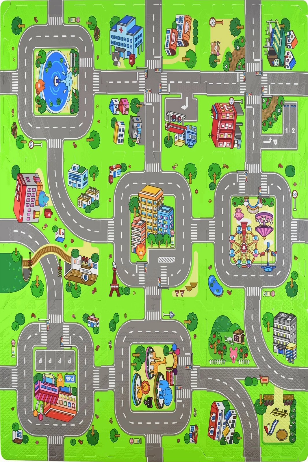 Qilim për fëmijë, shumëngjyrësh, Conceptum Hypnose, WOOKECE158, 140x220cm