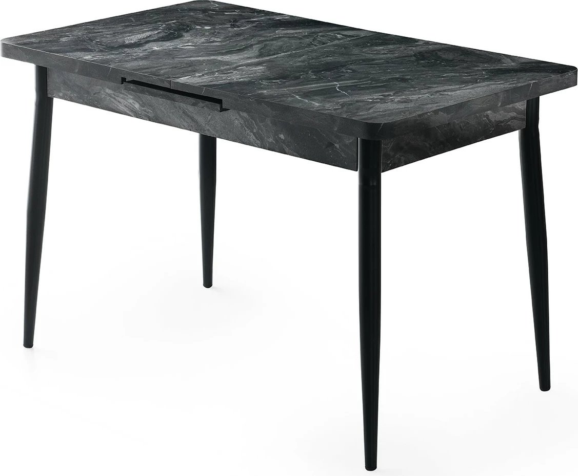 Tavolinë ngrënieje e zgjatshme, ngjyrë antracit, Hanah Home, Ay - 1182