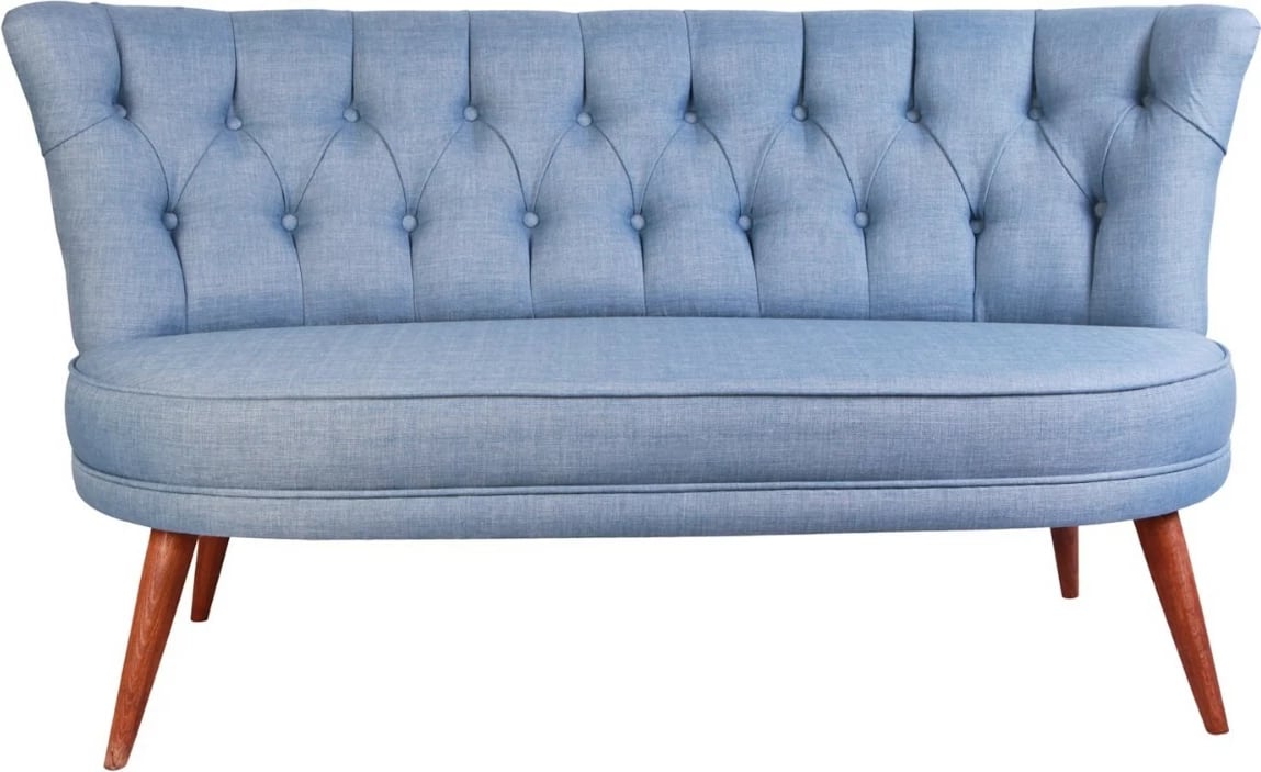 Divan dy-vendësh Atelier del Sofa, Richland Loveseat, indigo blue