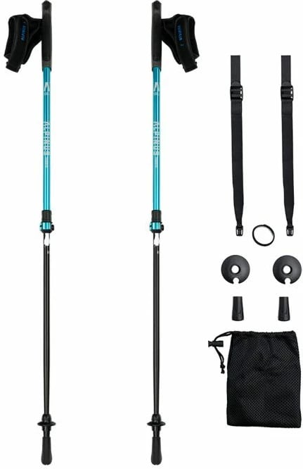 Bastunë për ecje nordike Alpinus, blu për meshkuj Bastunë për ecje nordike Alpinus, blu për meshkuj