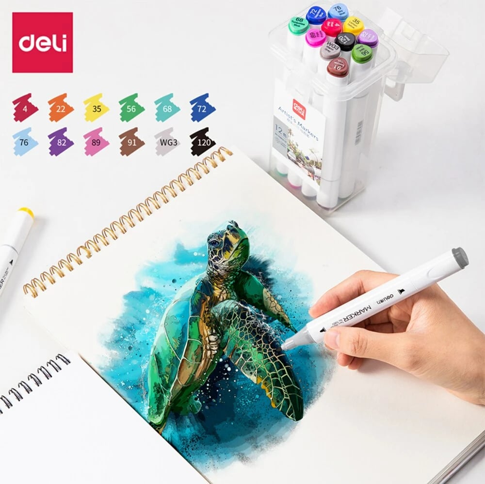 DELI SKETCH MARKER 12 COPË 7080312