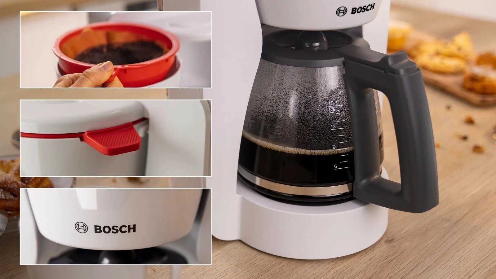 Makine kafeje Bosch TKA2M111, 10 filxhanë, Bardhë