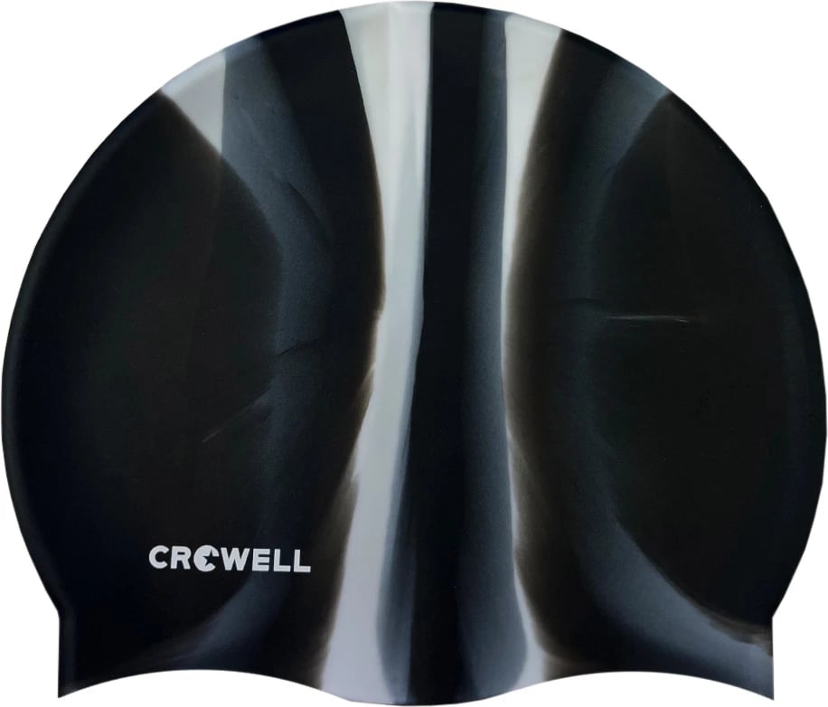 Kapelë noti silikoni Crowell unisex, e zezë-gri