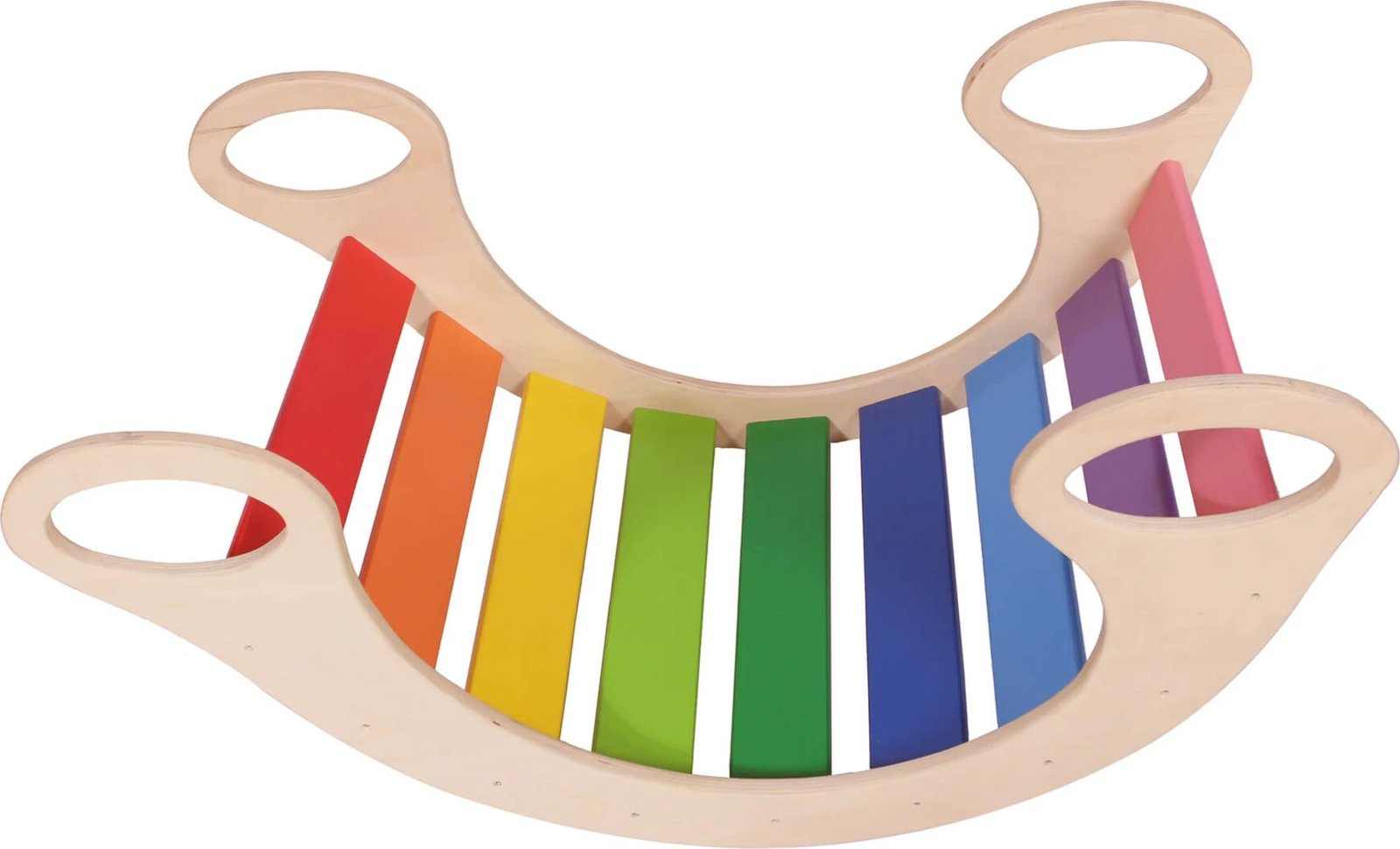 Lodër druri për fëmijë, shumëngjyrëshe, Skye Decor, mobile