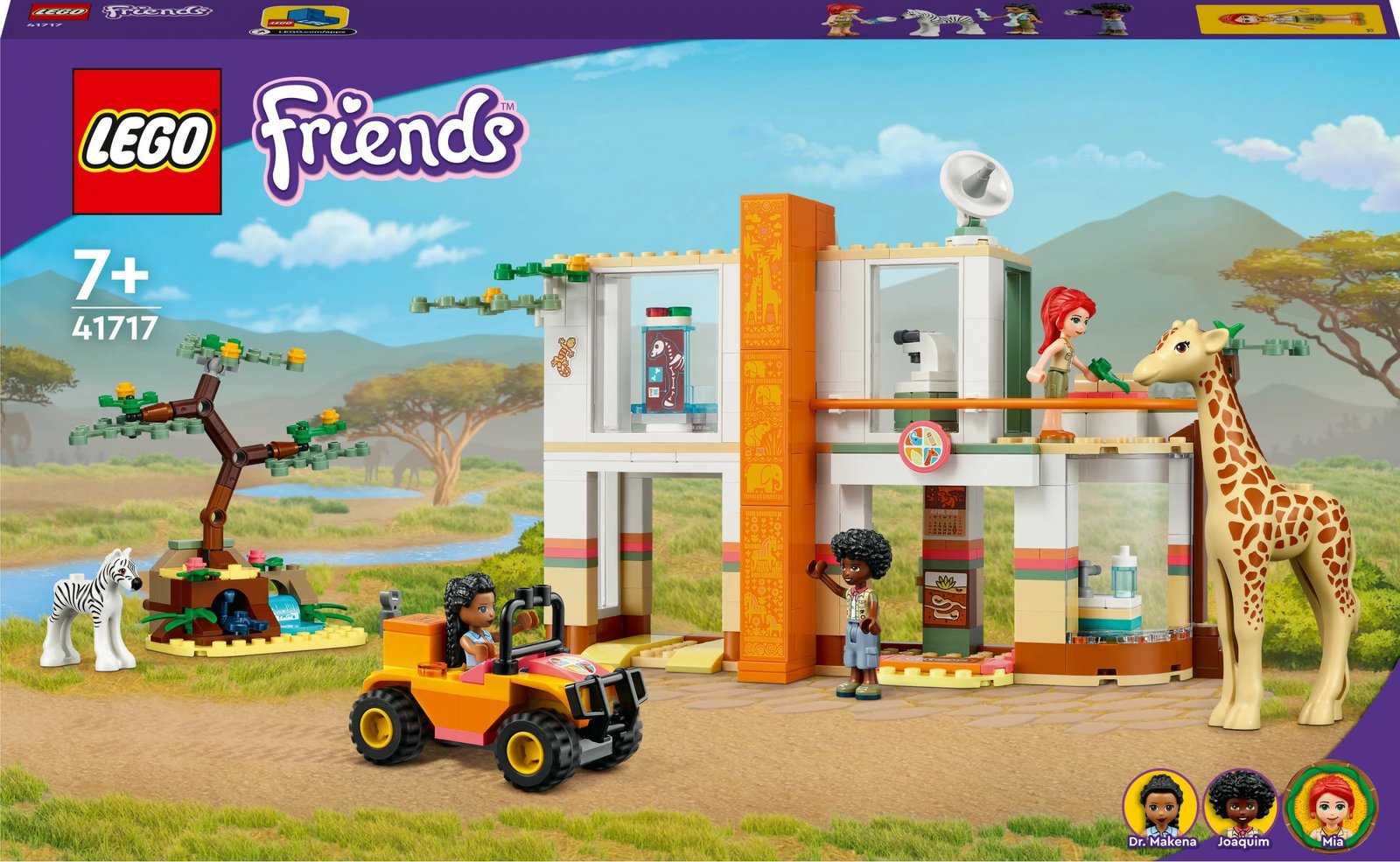 Set ndërtimi LEGO Friends Mia's Wildlife Rescue, 430 pjesë, shumëngjyrësh