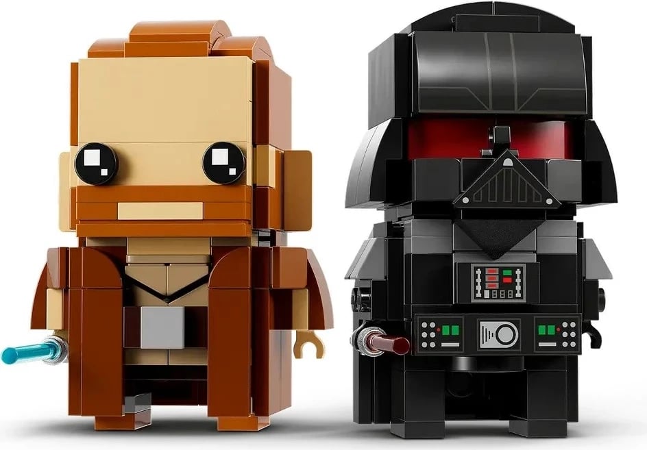 Set LEGO BrickHeadz Star Wars 40547 Obi-Wan Kenobi dhe Darth Vader