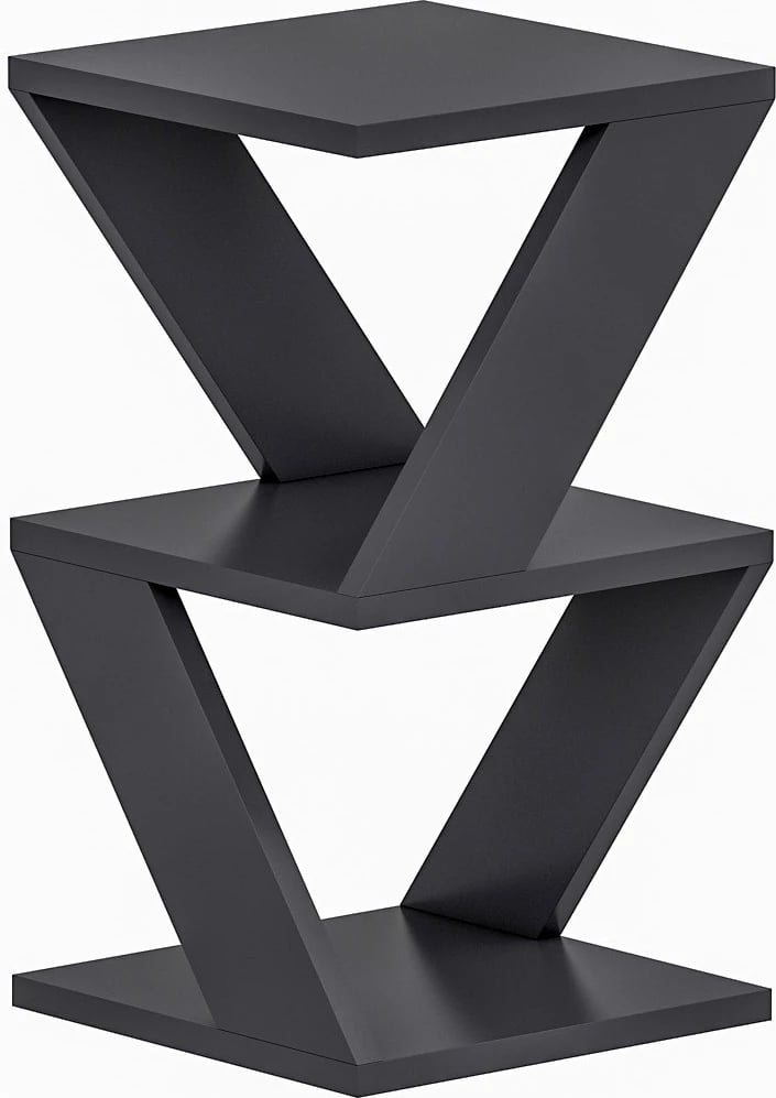 Tavolinë anësore Hanah Home, Albeni, ngjyrë antracit