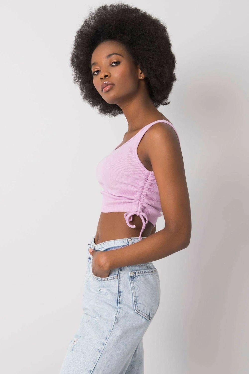 Crop top për femra Rue Paris 215393, vjollcë