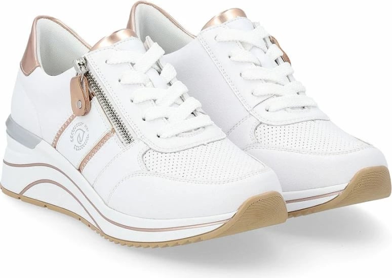 Atlete platforme për femra Rieker, të bardha