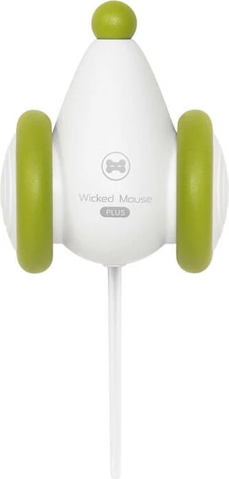 Lodër interaktive për mace Cheerble Wicked Mouse Plus CWJ01, bardhë-jeshile
