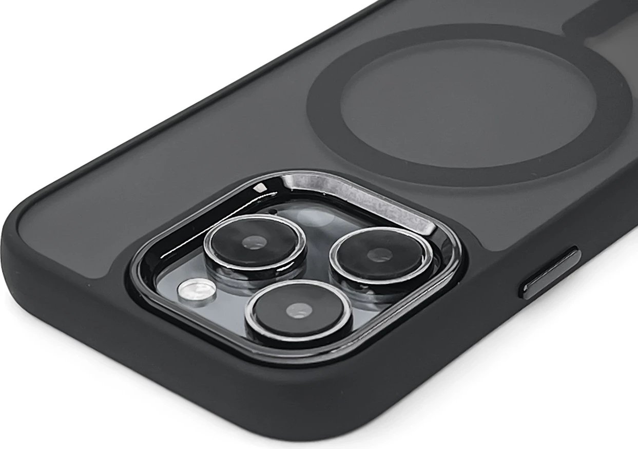 Mbështjellës Hurtel Fashion Case MagSafe për iPhone 16e, TPU, i zi