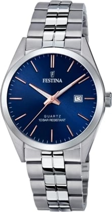 Orë dore FESTINA F20437/B, për meshkuj, e kaltërt