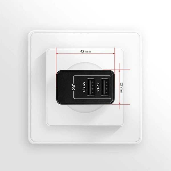 Karikues muri AXAGON ACU-DS16, 16W, 2x USB-A, i zi