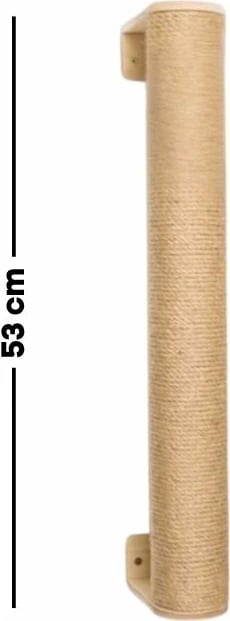 Dru për gërvishtje për mace, Paws & Whiskers, Malta 50, bezhë, 53cm