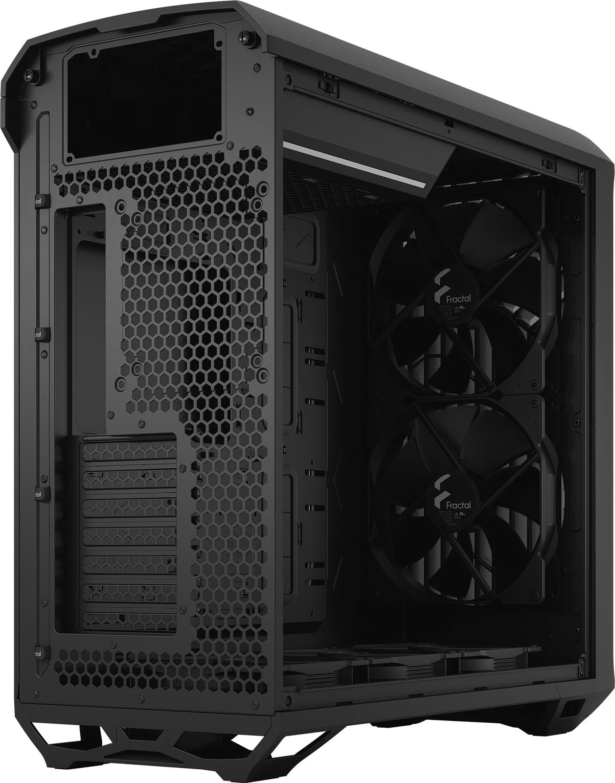 Kasë Fractal Design Torrent, Tower, PC, ATX, EATX, ITX, micro ATX, SSI CEB, Steel, Gaming, e zezë Kasë Fractal Design Torrent, Tower, PC, ATX, EATX, ITX, micro ATX, SSI CEB, Steel, Gaming, e zezë