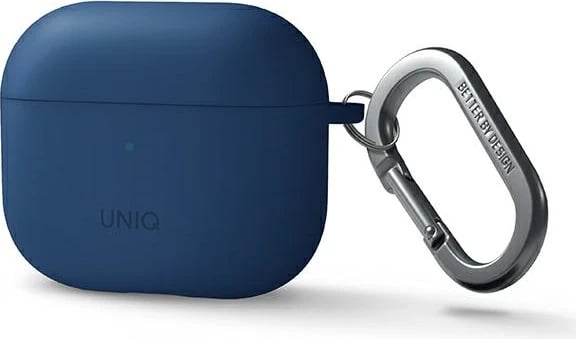Mbështjellës UNIQ Nexo për AirPods 3 me Ear Hooks, silikon, kaltër