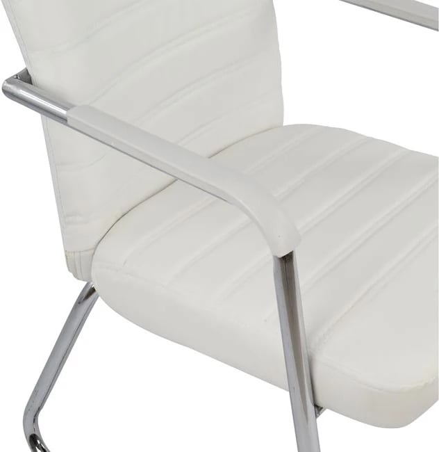 Karrige konferencash FH1021.02 e bardhë 55,5x67,5x94 cm, set prej 4 copash