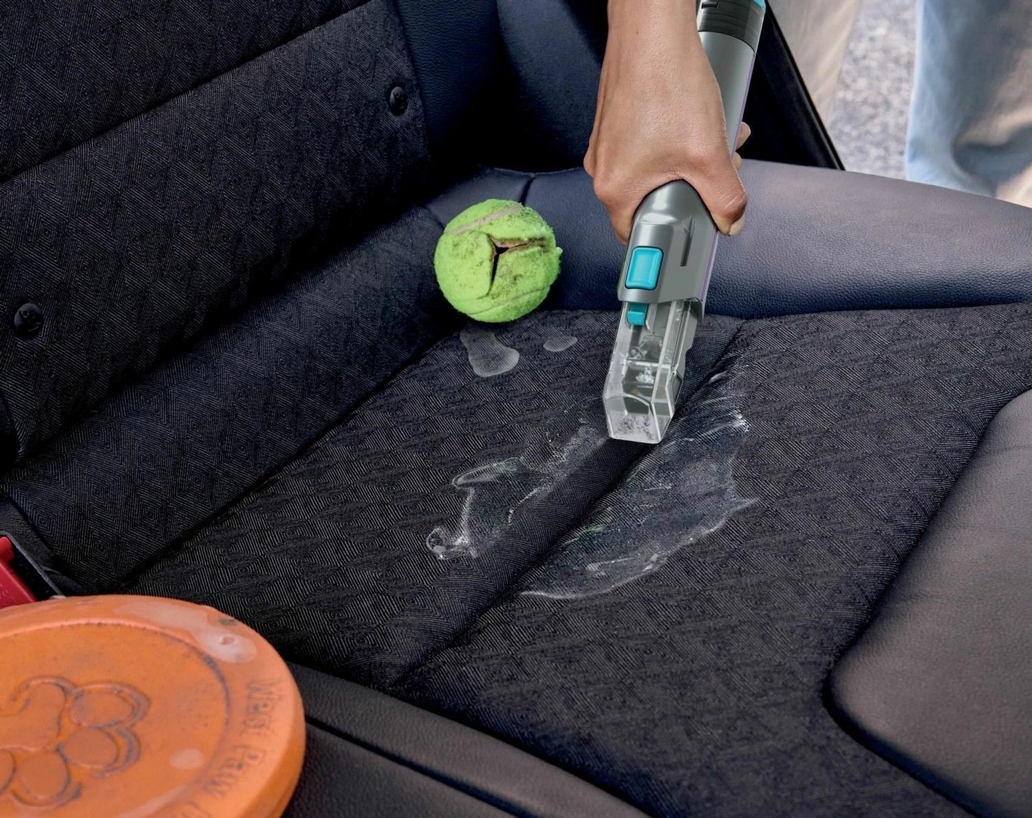 Kasë pastrimi Shark StainStriker HairPro PX250EUT, pa qese, me bateri, argjendtë