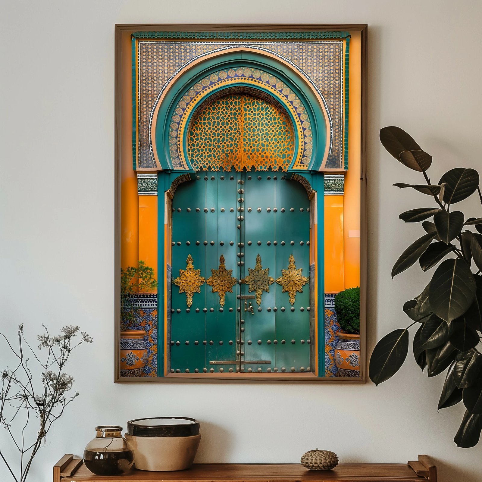 Pikturë dekorative me kornizë MDF, Wallity, GE120-L