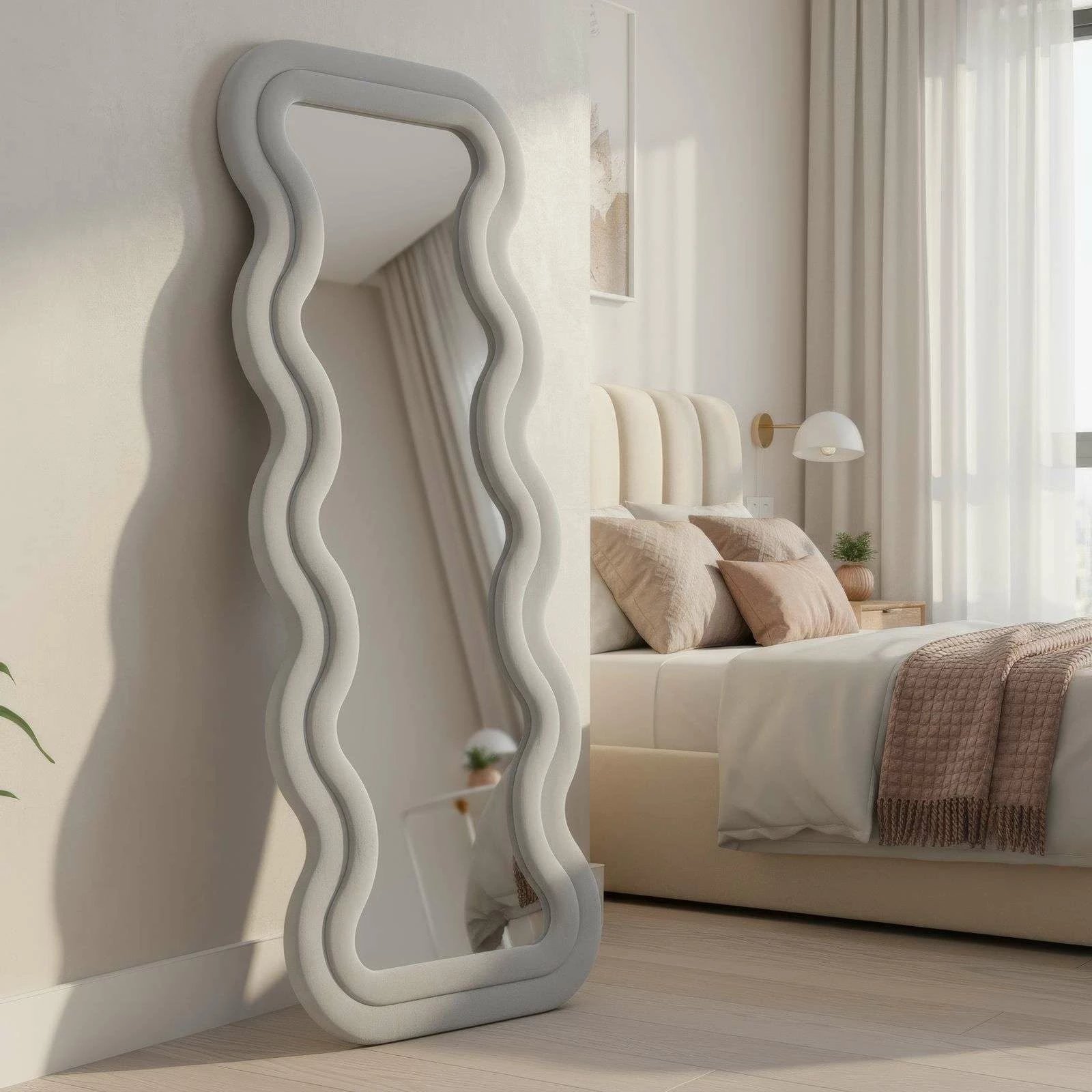 Pasqyrë Cheval Mundo, krem, Skye Decor, 65x170cm