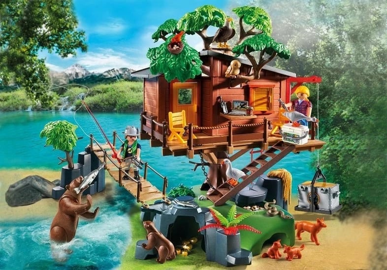 Set ndërtimi Playmobil Wildlife 5557, Przygoda me shtëpinë në pemë