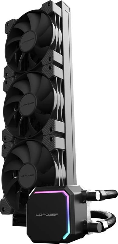 Ftohës me lëng për procesor LC-Power LC-CC-360-B, 3x120mm, RGB, i zi