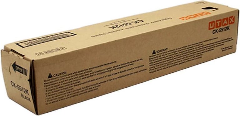 Toner Utax CK-5512K (1T02R60UT0), njësi origjinale, rendiment 9,750–23,700 faqe, i zi