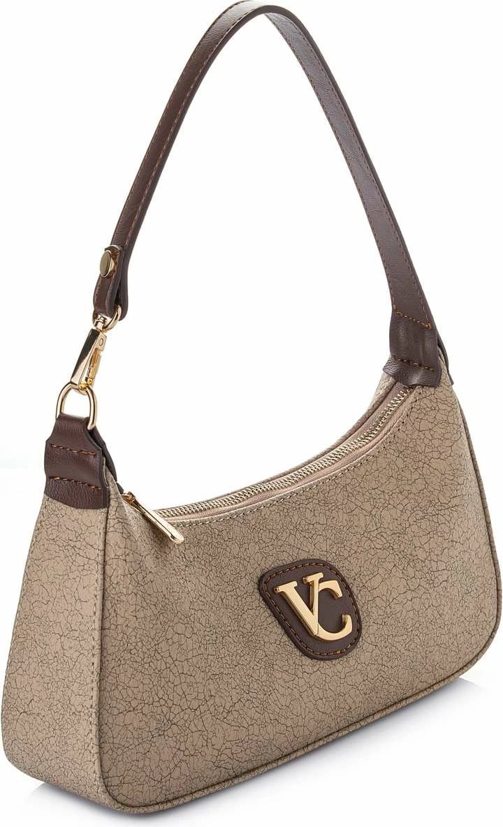 Çantë krahu Vince Camuto, Cosenza, ngjyrë kafe crackle