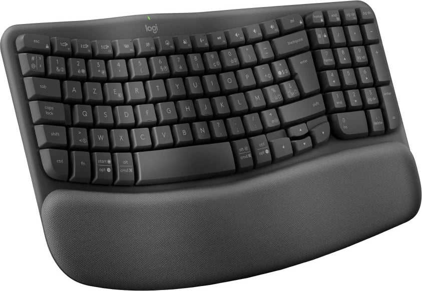 Tastierë ergonomike Logitech WAVE KEYS, grafit