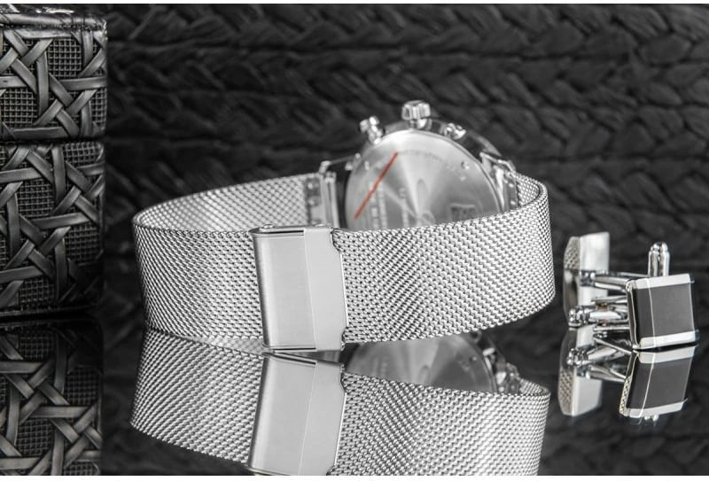 Orë dore për meshkuj Zeppelin, argjendi