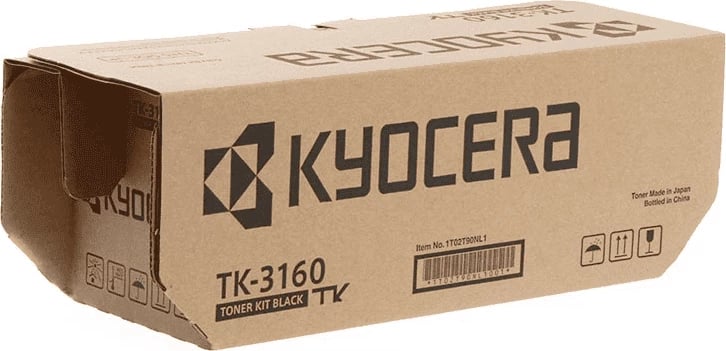 Toner Kyocera TK-3160 (1T02T90NLC), rendiment 12,500 faqe, standard, i zi