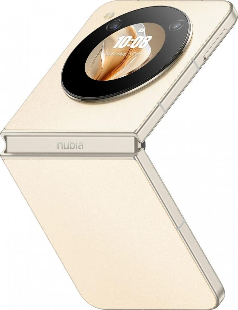 Celular Nubia Flip 5G, 6.9", Android 13, 8 GB RAM, 256 GB, Gold