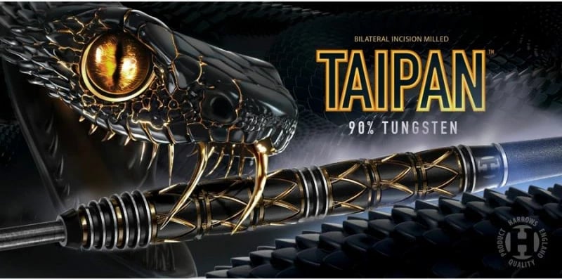 Shigjeta për dart Harrows Taipan, për meshkuj dhe femra, të zeza dhe të arta Shigjeta për dart Harrows Taipan, për meshkuj dhe femra, të zeza dhe të arta