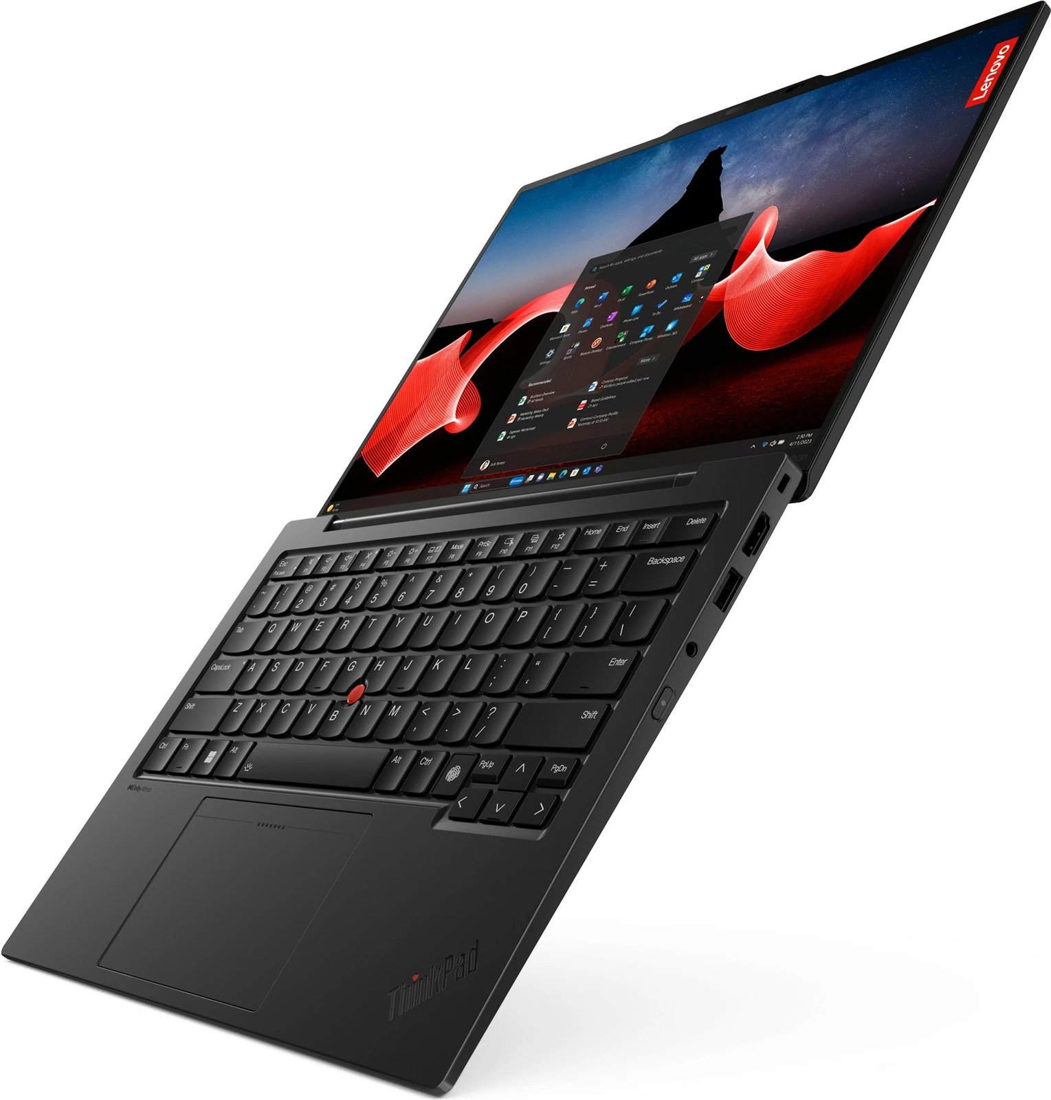 Laptop Lenovo ThinkPad X1 Carbon, Intel Core Ultra 7, 32 GB RAM, 1 TB SSD, 14" Ekran, Windows 11 Pro, Ngjyrë e zezë