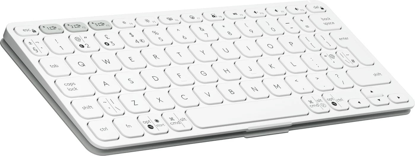 Tastierë Logitech Keys-To-Go 2, Pale Grey