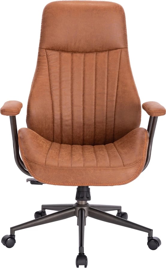 Karrige zyre Class, ngjyrë camel, bazë metalike gunmetal, 71x64.5x119.5