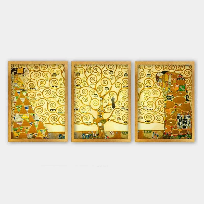 Pikturë dekorative me kornizë (3 copë), Wallity, 3AC_UN6161113_3545