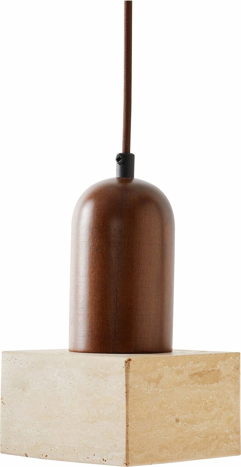 Llambë tavani prej druri, Opviq, Suala, ngjyrë arre dhe bezhë