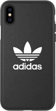 Mbështjellës Adidas OR Molded Case Basic për iPhone X/XS, zi dhe bardhë