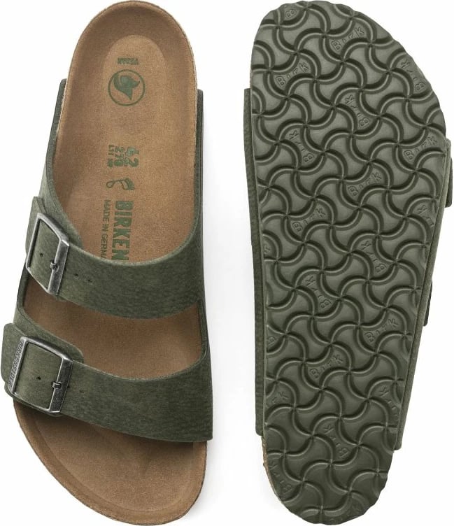 Flip-Flops Birkenstock për femra-meshkuj, të gjelbra