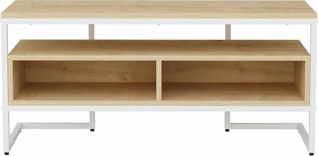 Komodë TV Hanah Home, Merrion, e bardhë dhe lis