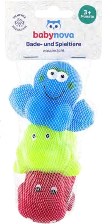 Lodra për banjë Babynova, 3 copë