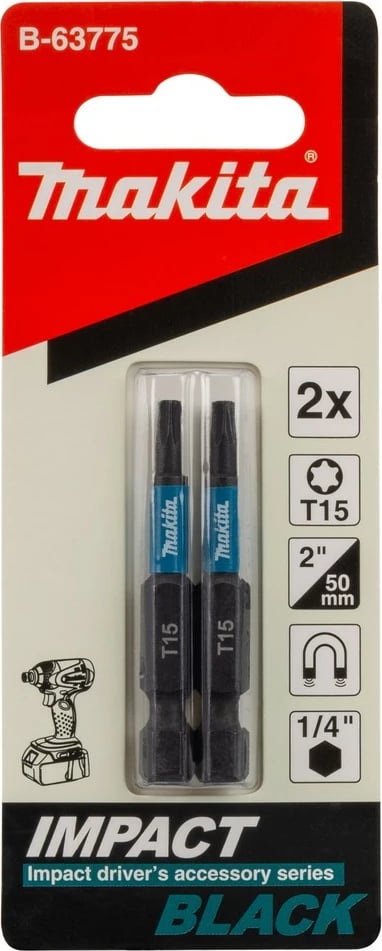 Bit Torx Makita B-63775 T15 50mm 2 copë