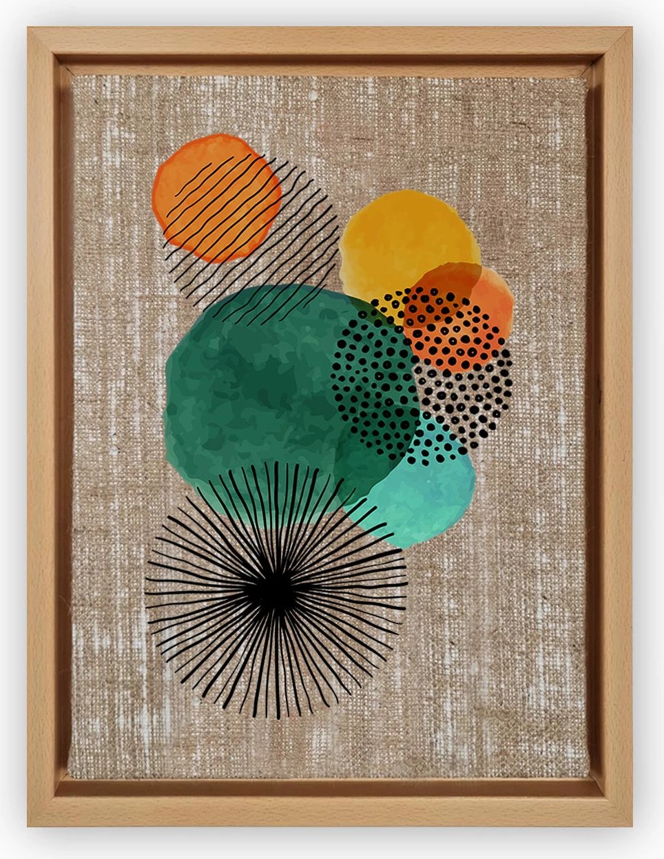 Pikturë dekorative në kanavacë, shumëngjyrëshe, Wallity LNJ21936225111 - 36x46cm